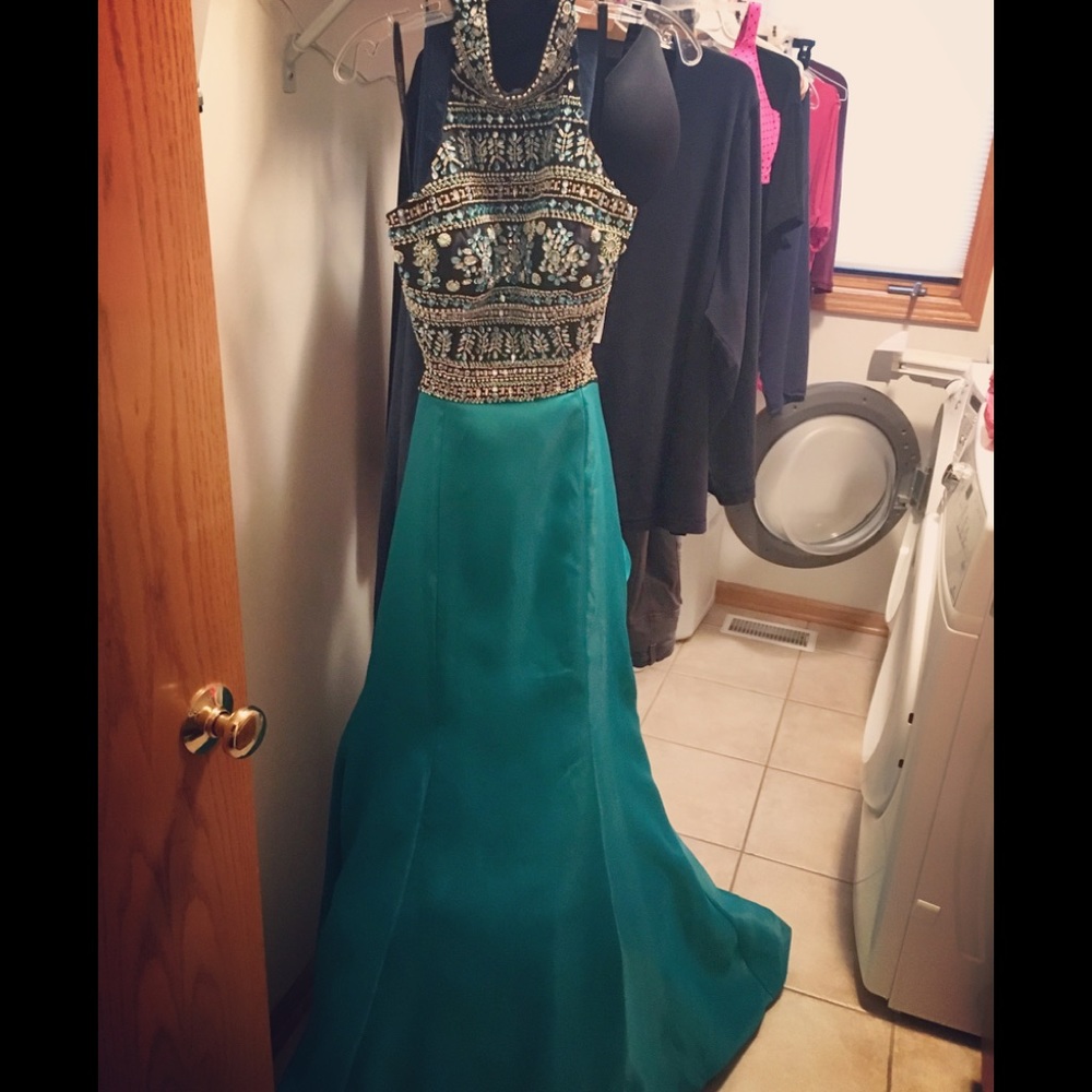 Turquoise Prom Dress